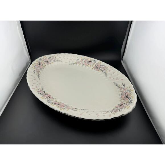 Mid Century Syracuse China Elizabeth Lily Pattern 14" Serving Platter - Picture 1 of 9